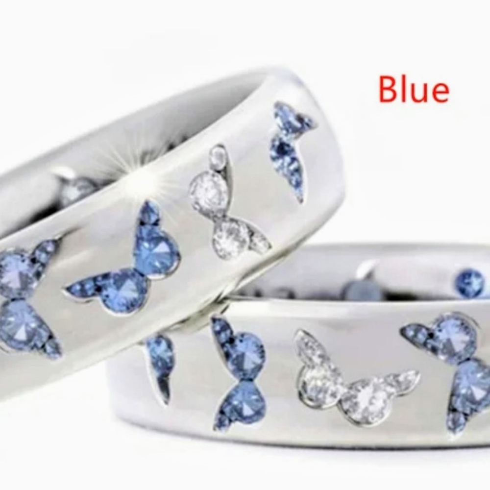 Exquisite Butterfly Rings